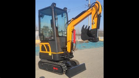 TW12 1.2t hydraulic mini crawler excavator with cabin 